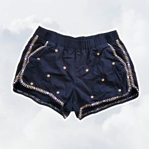 ♡ SOLD ON EBAY ♡ Madewell Women's Medium Embroidered Springtime Pull-On Shorts